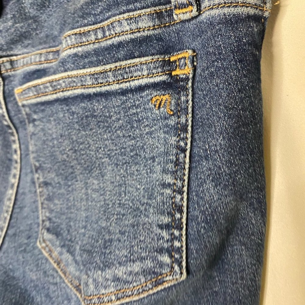Madewell Maternity Skinny Size 24 Medium Wash - Picture 3 of 11